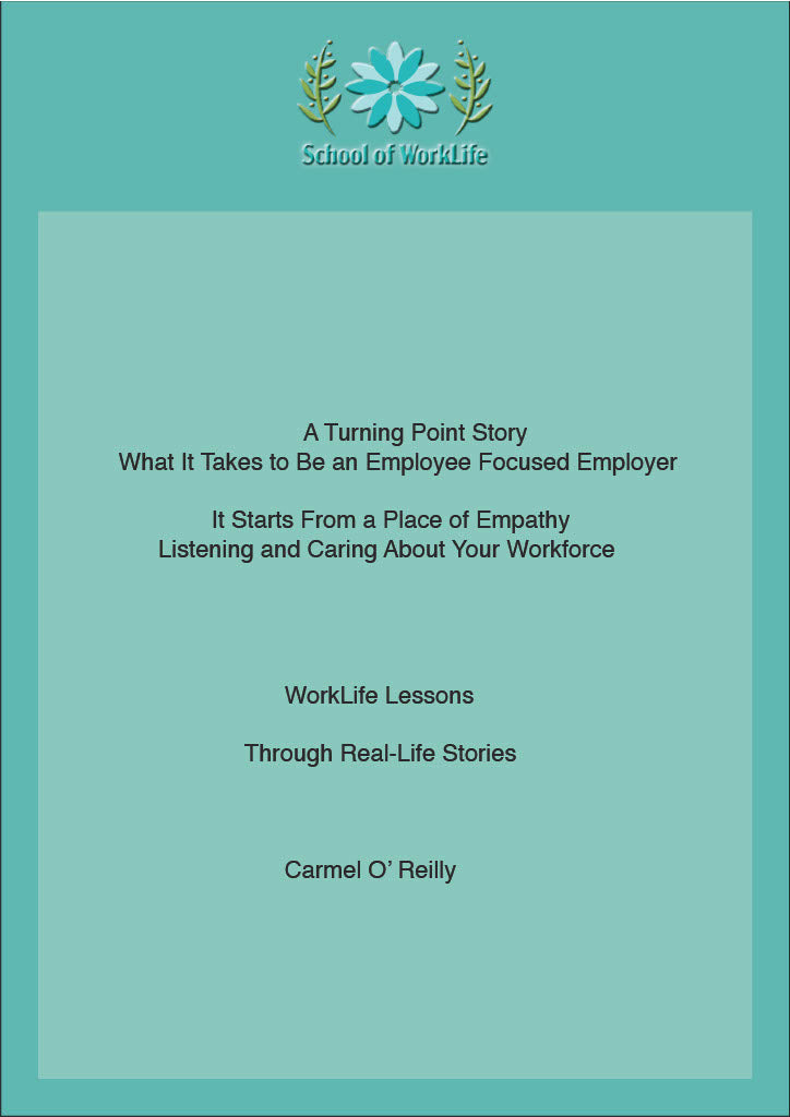A Turning Point Story: What It Takes to Be an Employee Focussed Employer  It Starts From a Place Of Empathy. Listening To and Caring About Your Workforce 
