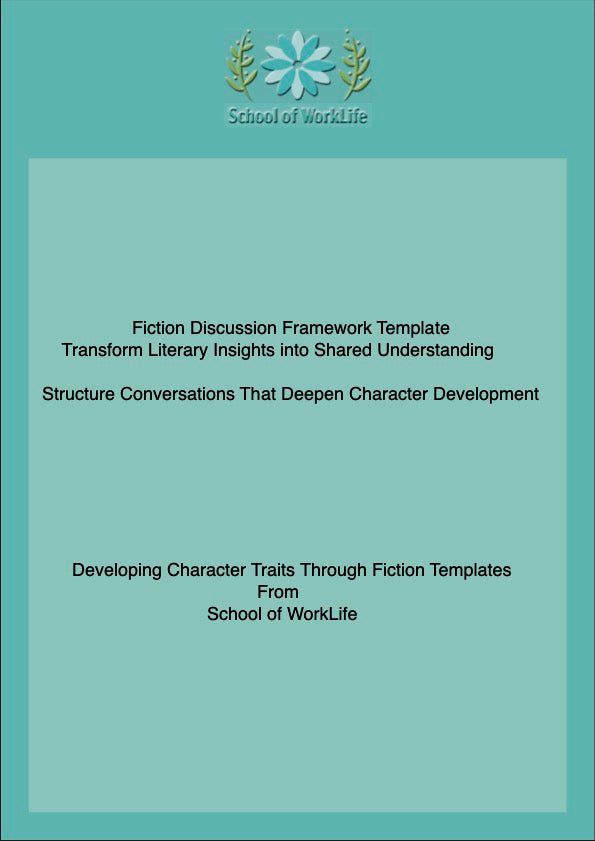 Fiction Discussion Framework Template: Transform Literary Insights into Shared Understanding
