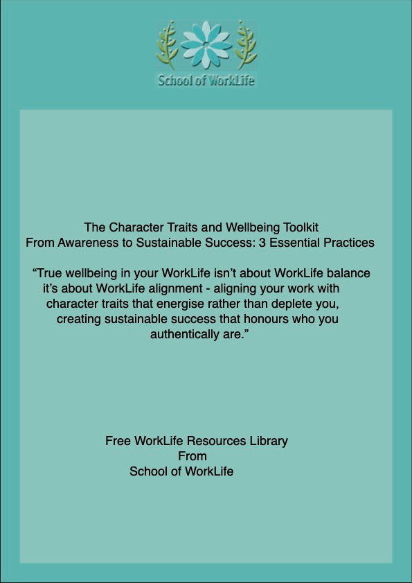 The Character Traits and Wellbeing Toolkit